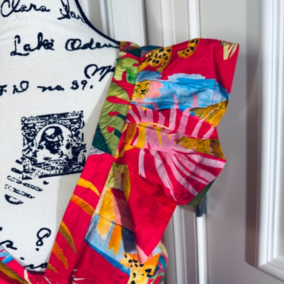 FARM Rio Colorful Tropical Midi Dress - Picture 7 of 15